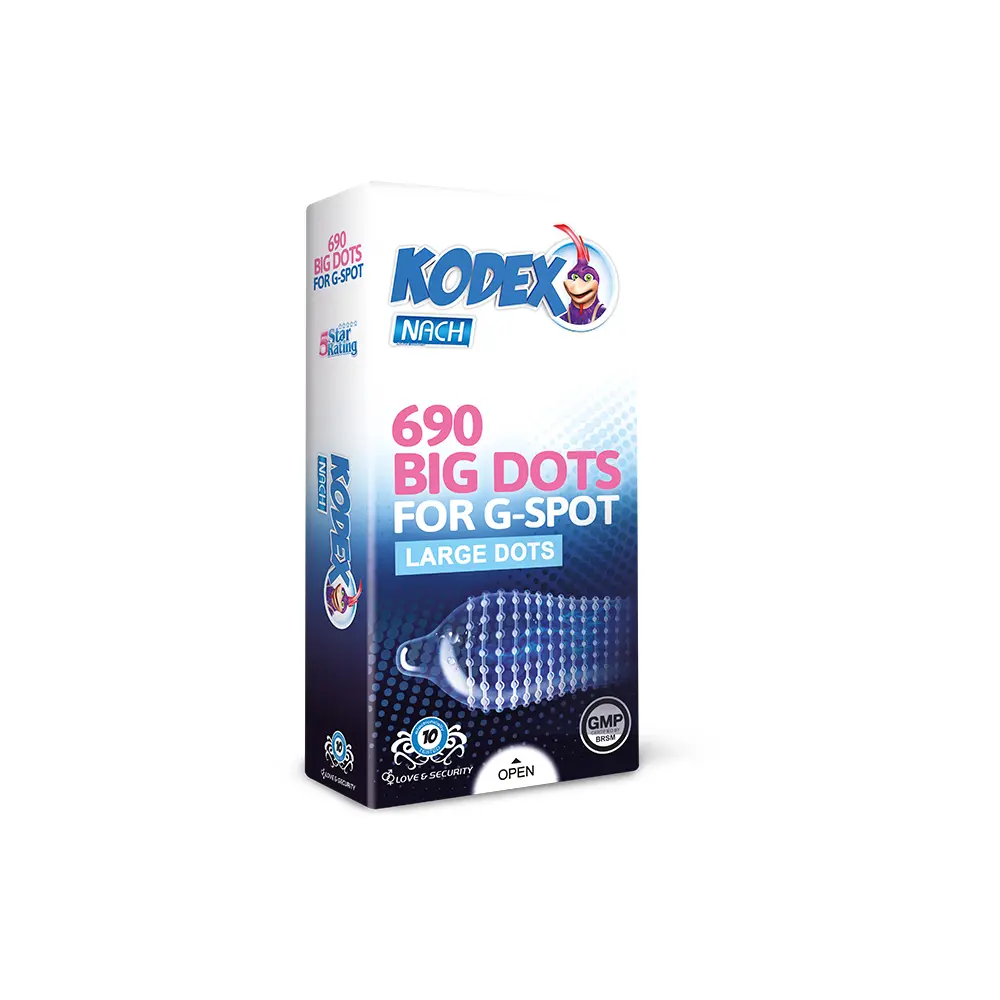 big-Dots-12.webp کاندوم خاردار ناچ کدکس مدل BIG DOTS بسته 10 عددی - Image 1