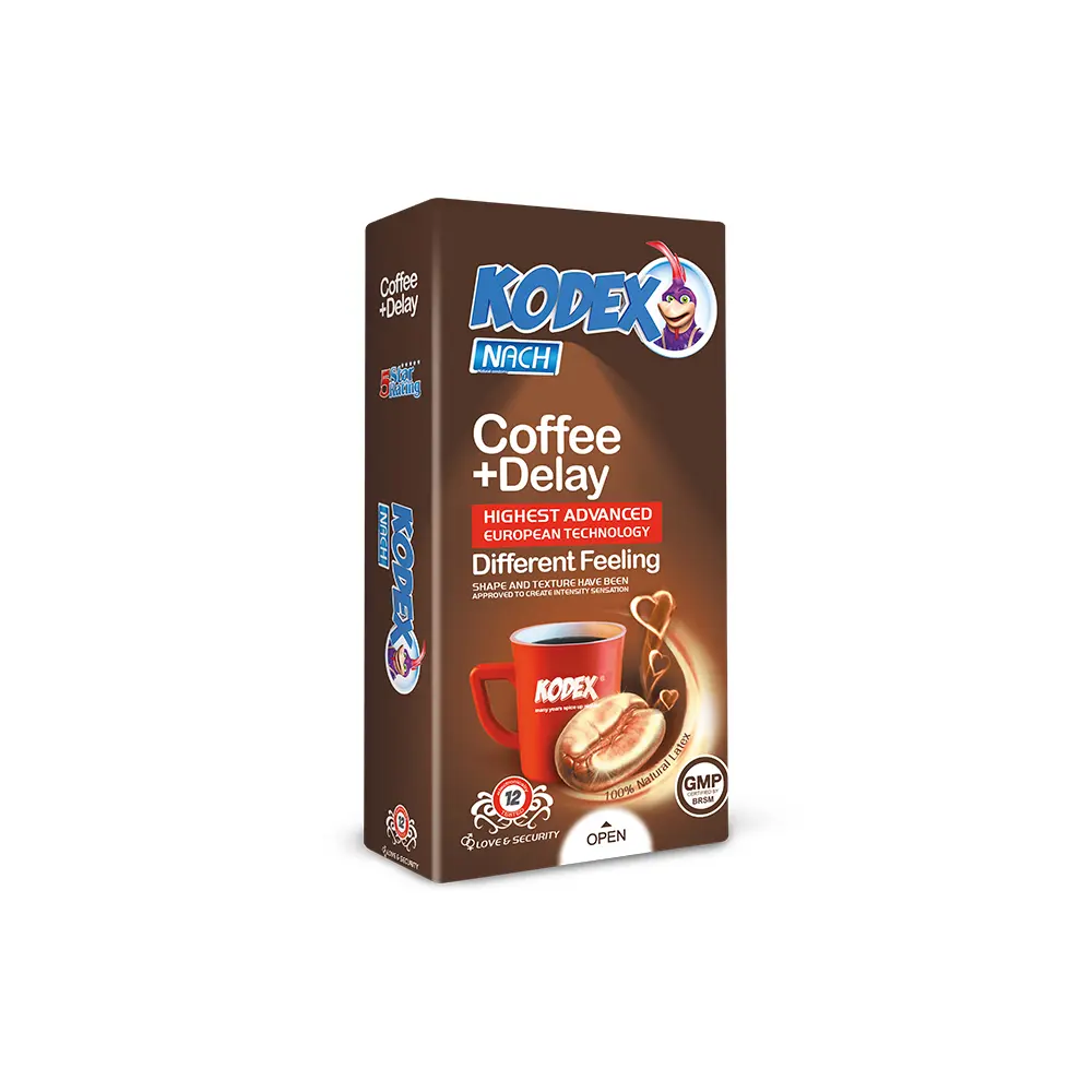 coffee-10.webp کاندوم کدکس مدل Coffee بسته 12 عددی - Image 1